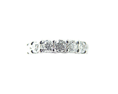 DIAMOND 16 ROUND BR SHAPE U BASKET ETERNITY SET BAND COMMON PRONG SET DIAMOND