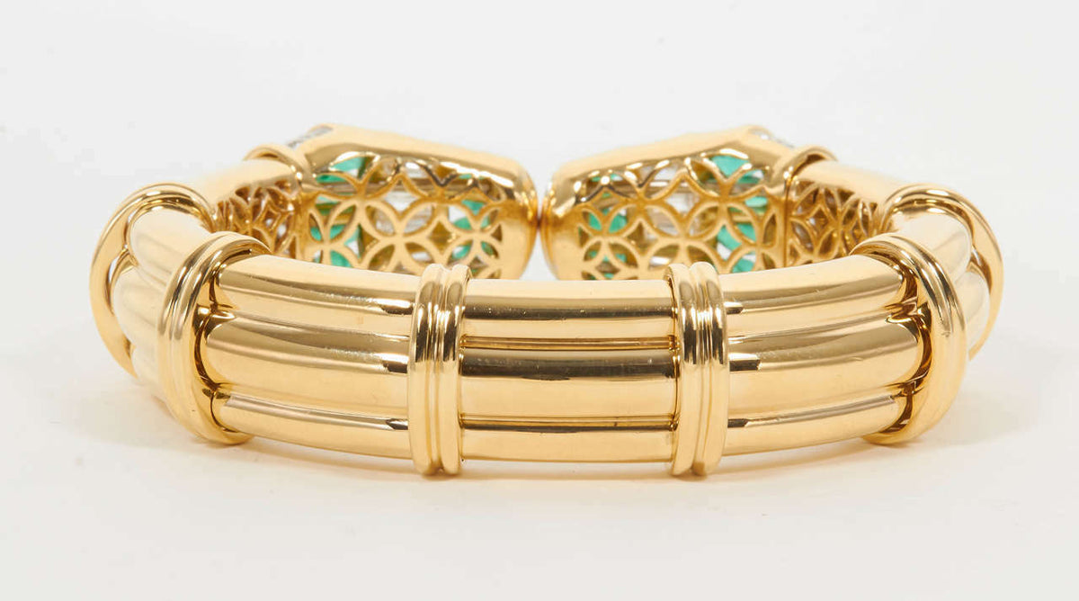EMERALD MARQUISE SHAPE DIAMOND TAPERED BAGUETTE ROUND