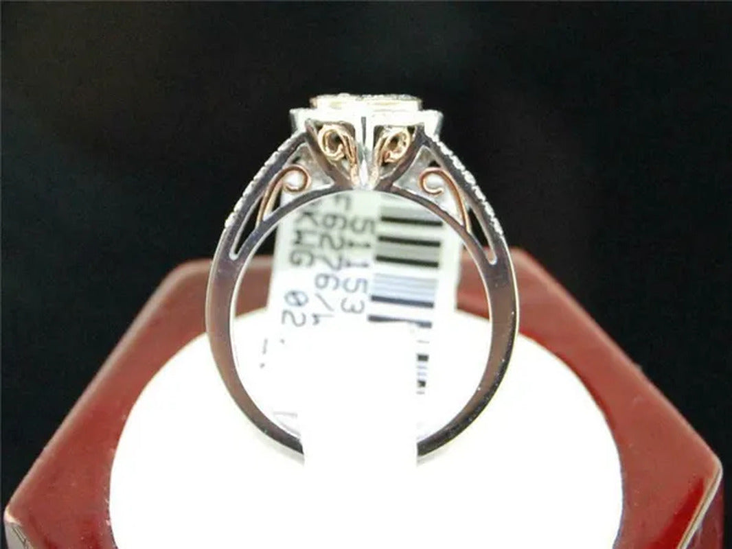 Luxurious Exquisite Fashion Solid 925 Sterling Silver Natural Heart White Sapphi