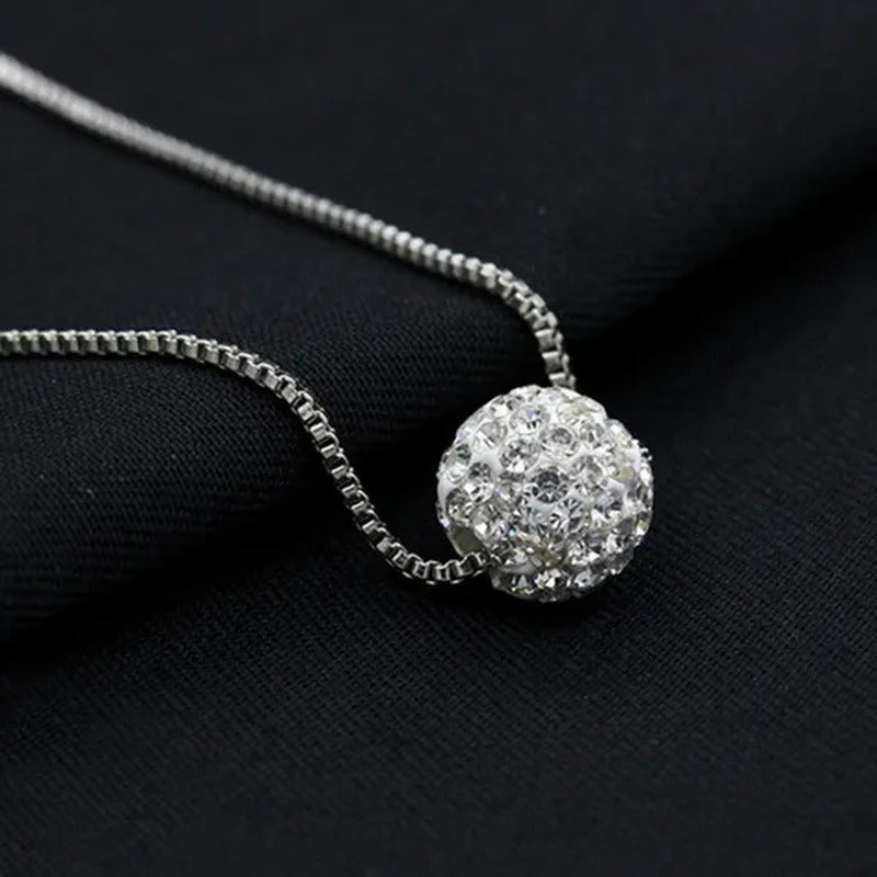 2021 NEW FASHION 1/2 Pcs Fashion Womens Fashion Alloy Ball Pendant Crysta Choker