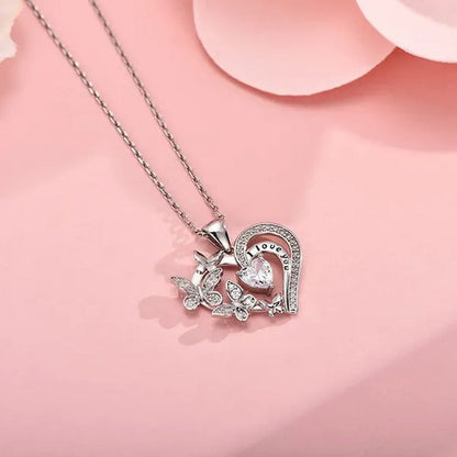 Exquisite Fashion Creative Women'S Butterfly Necklace Crystal Butterfly Jewelry