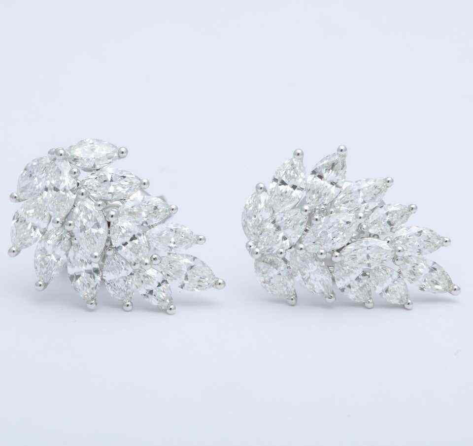 Diamond Cluster Earring Cuffs