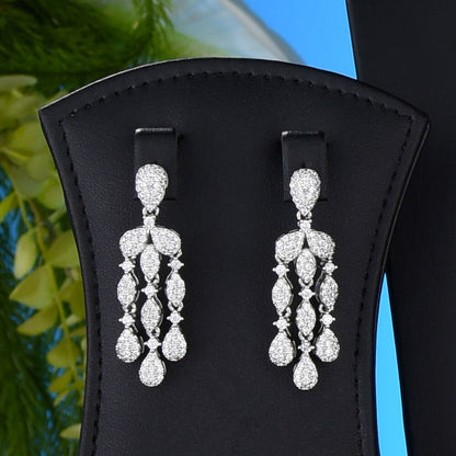 New Trendy 4PCS Full Micro CZ Luxury African Jewelry Set for Women Wedding