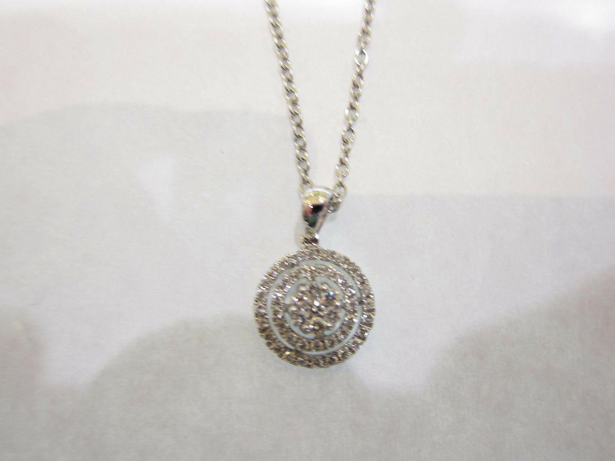 DIAMOND CLUSTER PENDANT INCLUDED CHAIN