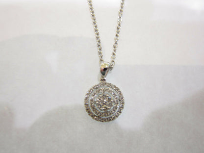 DIAMOND CLUSTER PENDANT INCLUDED CHAIN