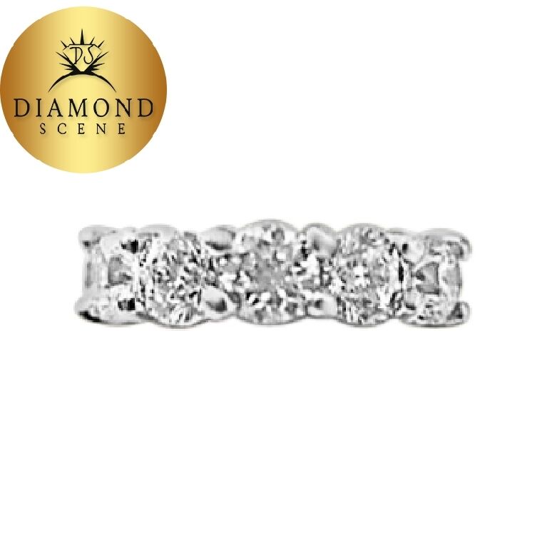 DIAMOND 16 ROUND BRILLIANT SH ETERNITY SET BAND U BASK