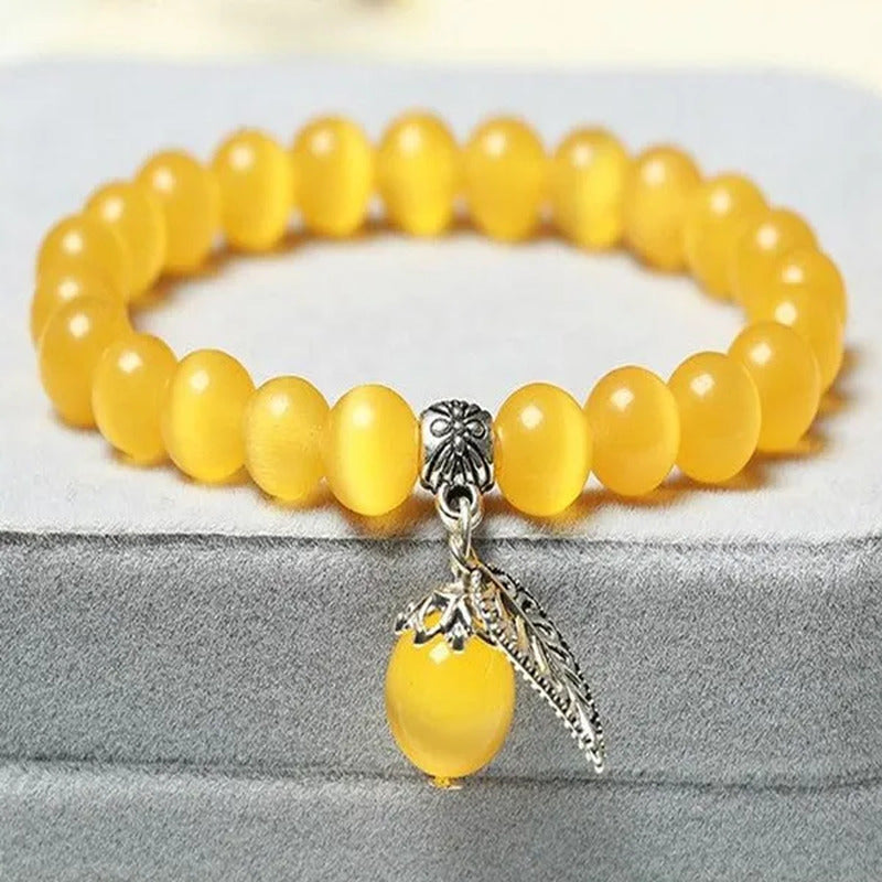 New Fashion Cat'S Eye Stone Women'S Bracelet National Style Buddha Bead Bracelet