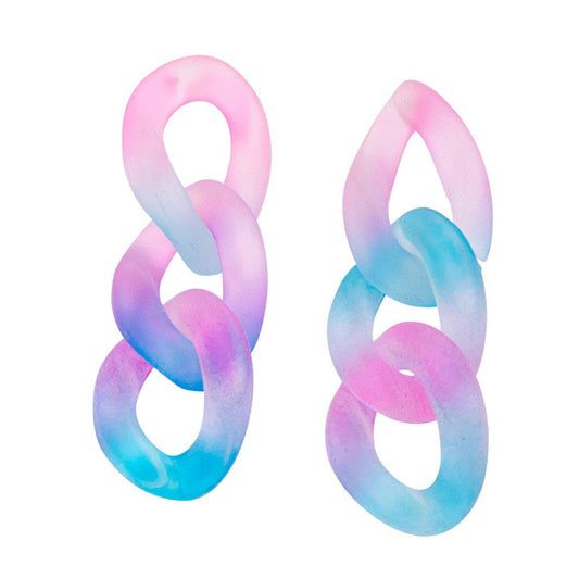 Loop Earrings for Women Trendy Color Elegant Retro Temperament Fashion Earrings