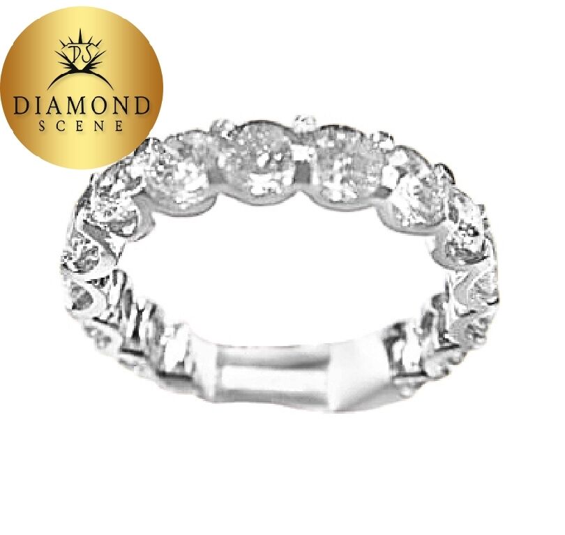 DIAMOND 19 OVAL BRILLIANT DIAMOND ETERNITY BAND ANNIVERSARY BAND DIAMOND BAND