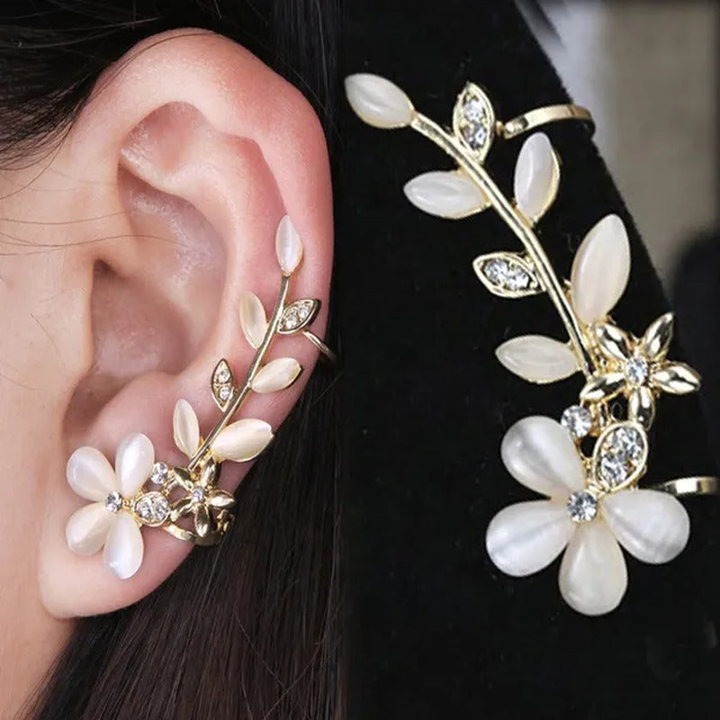 New Fashion Women Ladies Causal Crystal Diamond Clip Ear Cuff Stud Women Punk Wr
