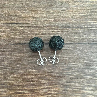 925 Sterling Silver Earrings Super Flash Diamond Earrings Full Diamond Earrings