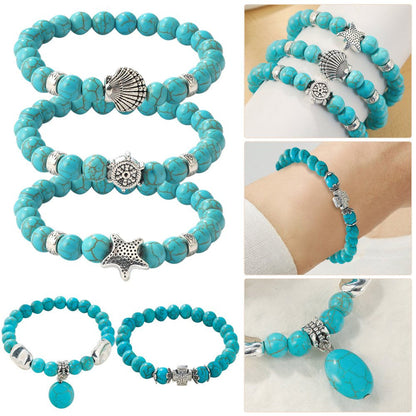 Adjustable Braided Rope Bracelet Bangle Beaded Women'S Bracelet Set Boho Ethnic