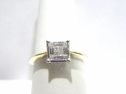 DIAMOND 8 PRINCESS 4 BAGUETTE SHAPE DIAMOND INVISIBLE
