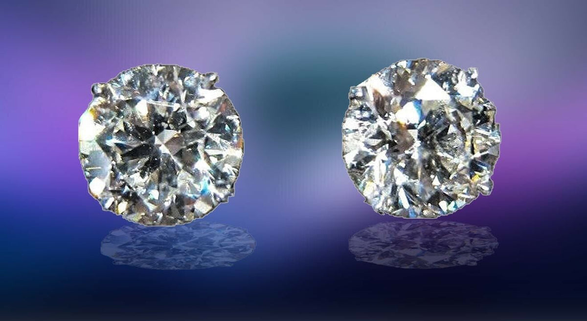 DIAMOND STUD EARRING 4.05 CT TOTAL WEIGHT EARRING