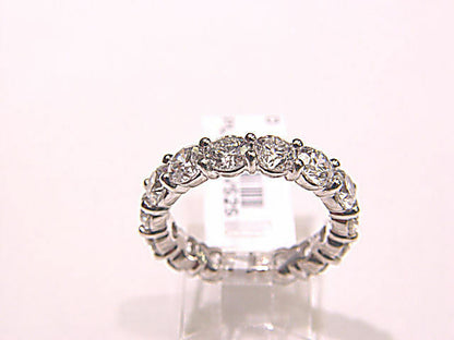 DIAMOND 15 ROUND BRILLIANT SHAPE ETERNITY BAND HAND MADE BAND DIAMOND ETERNITY