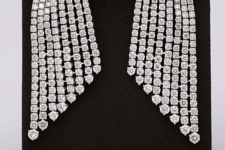 Diamond Dangle Earrings