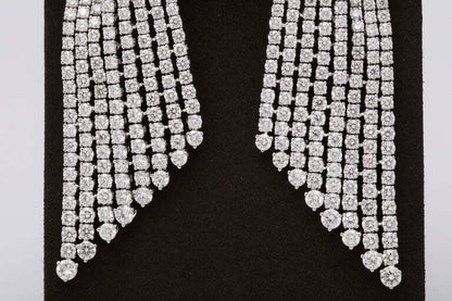 Diamond Dangle Earrings