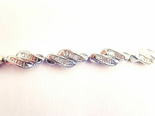 BAGUETTE SHAPE DIAMOND CHANNEL SET BRACELET DIAMOND BRACELET CUFF TENNIS DIAMOND