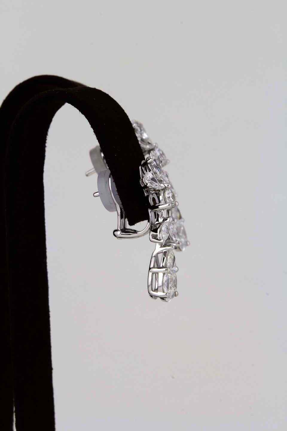 Classic Diamond Drop Earrings