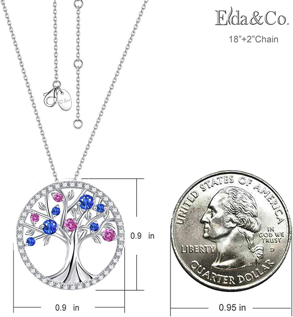 Valentines Day Birthday Gifts for Her Tree of Life Necklace February March Birth