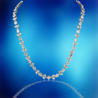 Diamond Necklace! 53.61 ct Multi Shape Long Diamond Necklace
