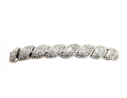 5.40 CT PAVE ROUND BRILLIANT SH DIAMOND LINK BRACELET DIAMOND BRACELET ROUND SET