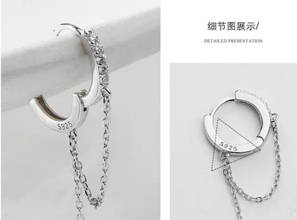 Prevent Allergy Tassel round Bead Long Drop Earring for Women Personalized Hip H