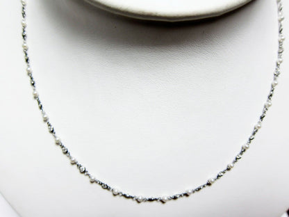 DIAMOND AND PEARL BY YARD NECKLACE ROUND PEARL ROUND SHAPE CHOKER NECKLACE