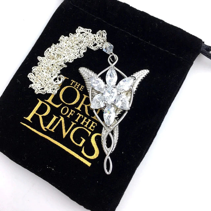 925 Sterling Sliver Wedding Jewelry Lord Princess Arwen Evenstar Pendant