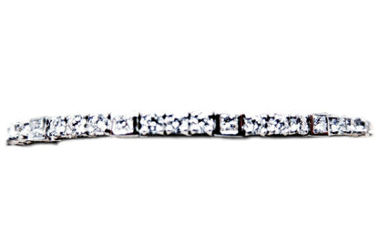 4.65 ct round brilliant shape diamond g color vs1/2 clarity diamond bracelet 18k