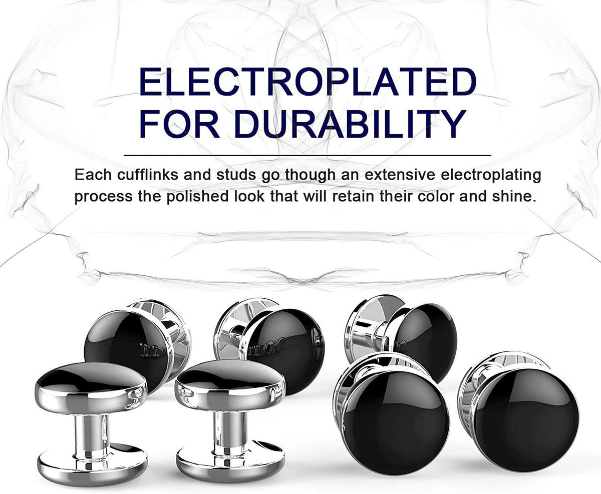 Stainless Steel Cuff Links Classic Tuxedo Shirt Cufflinks & Shirt Accessories Un