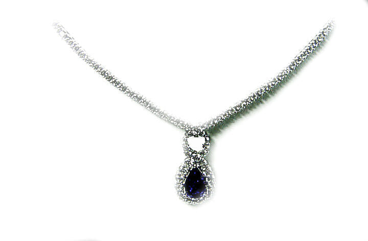 SAPPHIRE BLUE PEAR SHAPE 8.80X 4.80X 3.11MM DIAMOND ROUND
