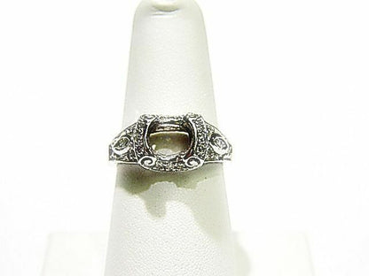 MARQUISE ROUND BRILLIANT DIAMOND SETTING BEZEL PRONG