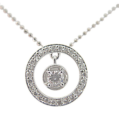 DIAMOND ROUND BRILLIANT SH CIRCLE CENTER 1 STONE SET