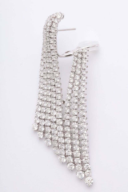 Diamond Dangle Earrings
