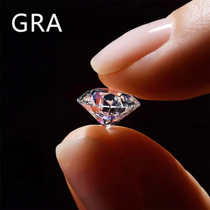 HOLYCOME 100% Genuine Loose Gemstones Moissanite Stones GRA 3Ct DEFIJ Color VVS1