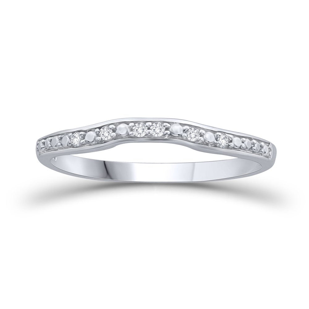 10K White Gold 1/3 Ct.T.W. Diamond Engagement Ring