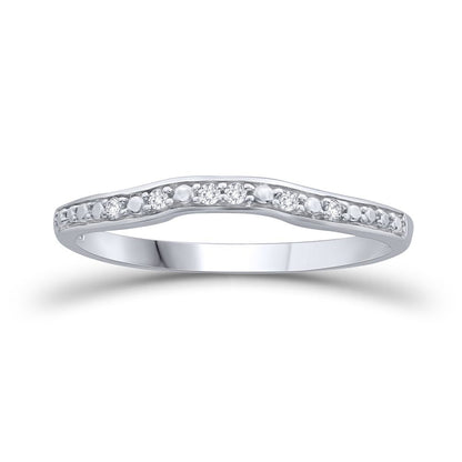10K White Gold 1/3 Ct.T.W. Diamond Engagement Ring