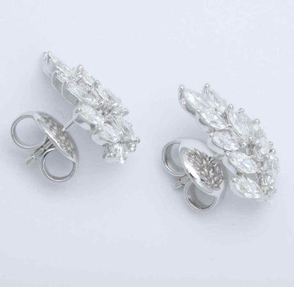 Diamond Cluster Earring Cuffs