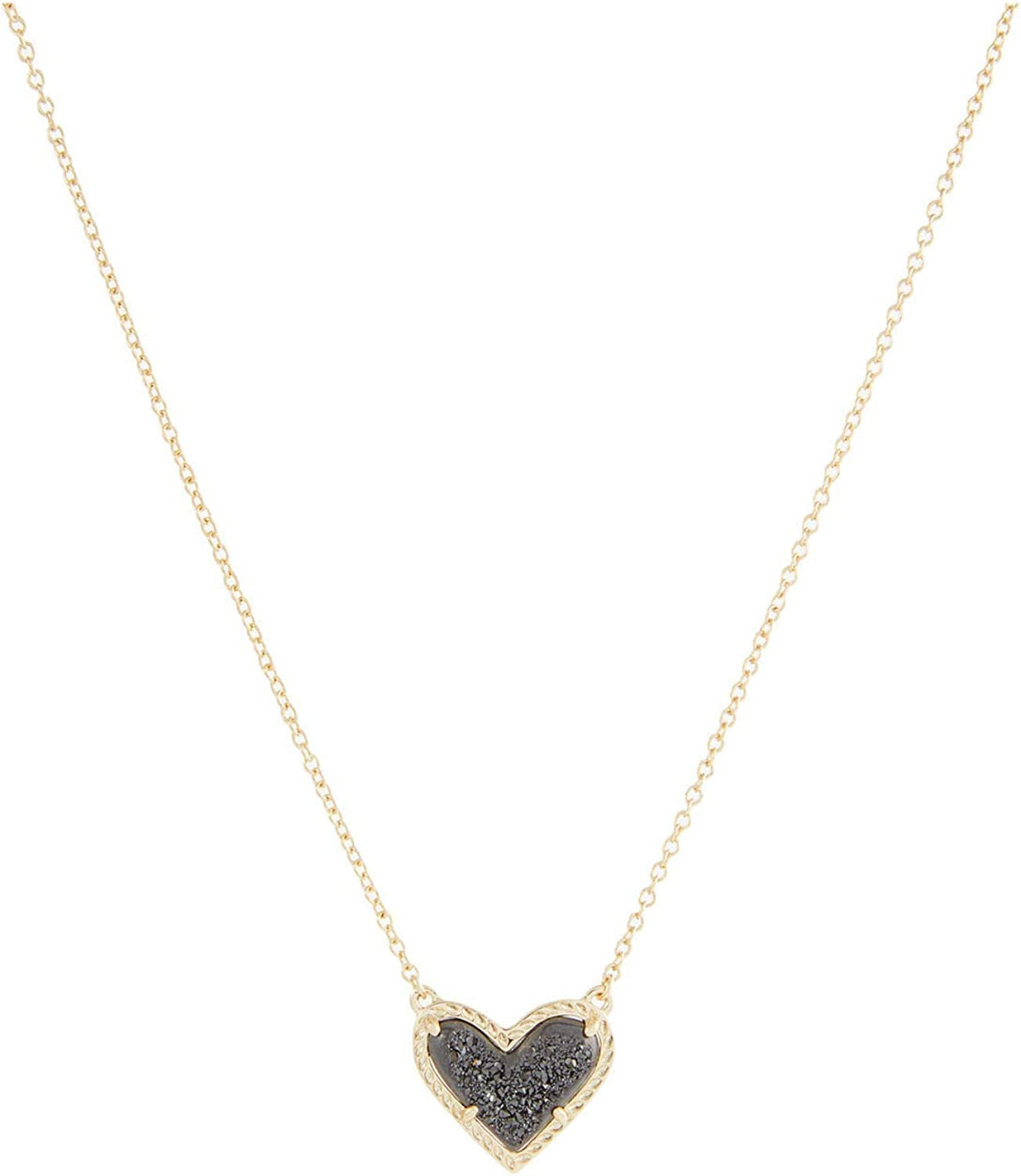 Ari Heart Adjustable Length Pendant Necklace for Women, Fashion Jewelry