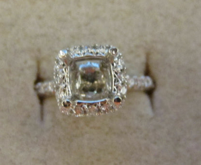 DIAMOND HALO SETTING FOR 5.50MM STONE