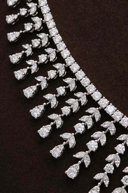 Over 20 Carat Diamond Drop Necklace