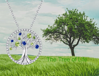 Valentines Day Jewelry Gifts for Her Tree of Life Necklace for Women February Ma