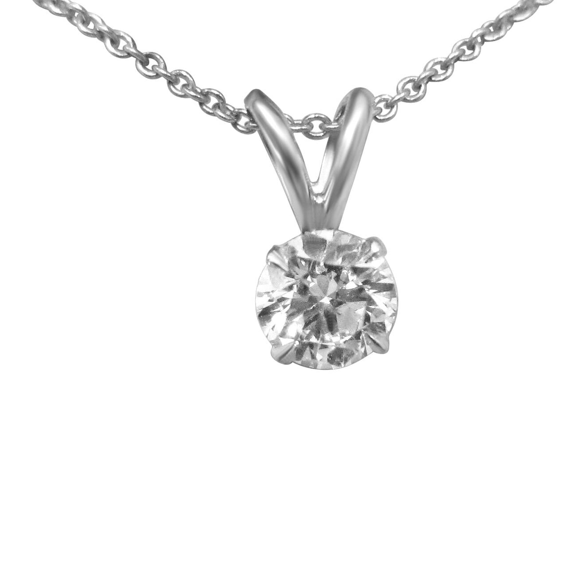 DIAMOND ROUND BRILLIANT SHAPE SOLITAIRE WITH BALE PEND