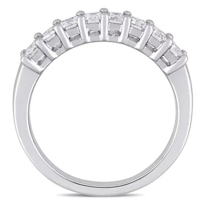 Allura 0.95 CT. T.W. Emerald-Cut Diamond Semi-Eternity Anniversary Ring in 14K W