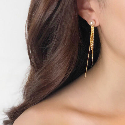 New Women'S Couple Jewelry Tassel Earrings