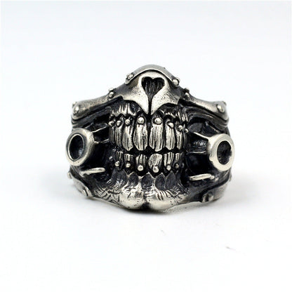 Mad Max Undead Old Joe Mask Ring 925 Sterling Silver