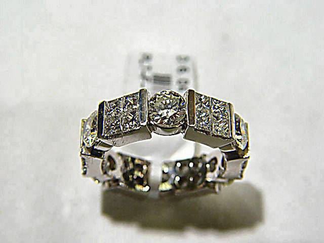 6 ROUND BRILLLIANT DIAMOND 24 PRINCESS DIAMOND ETERNITY