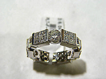 6 ROUND BRILLLIANT DIAMOND 24 PRINCESS DIAMOND ETERNITY