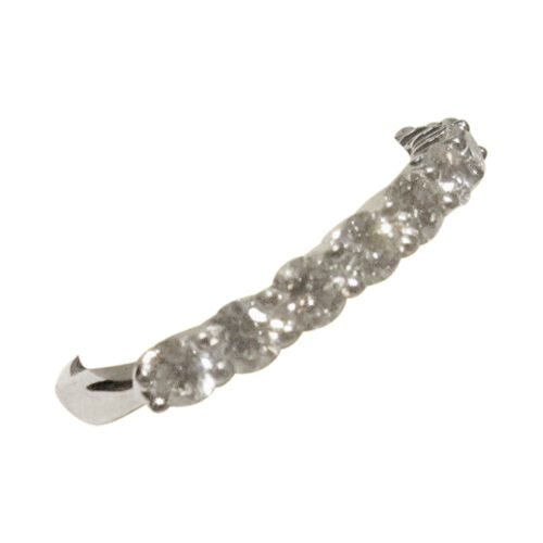 DIAMOND ELEVEN ROUND BRILLIANT COMMON PRONG SET THIN BAND